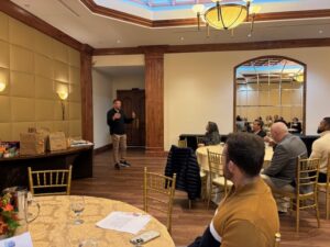 Thank you Suffolk County Legislator Chad Lennon for attending and talking to our group about what his administration is  doing for our Communities and answering our members questions. The Chamber would also like to thank Willow Creek  Golf & Country Club for hosting this event.