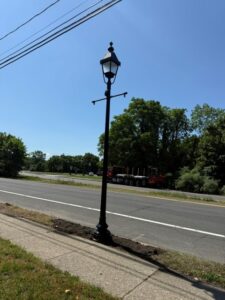 As of June 2, 2026 we now have 16 new lamp posts like the one featured here located along Rt. 25A.